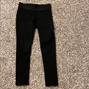 BCBG black leggings with band